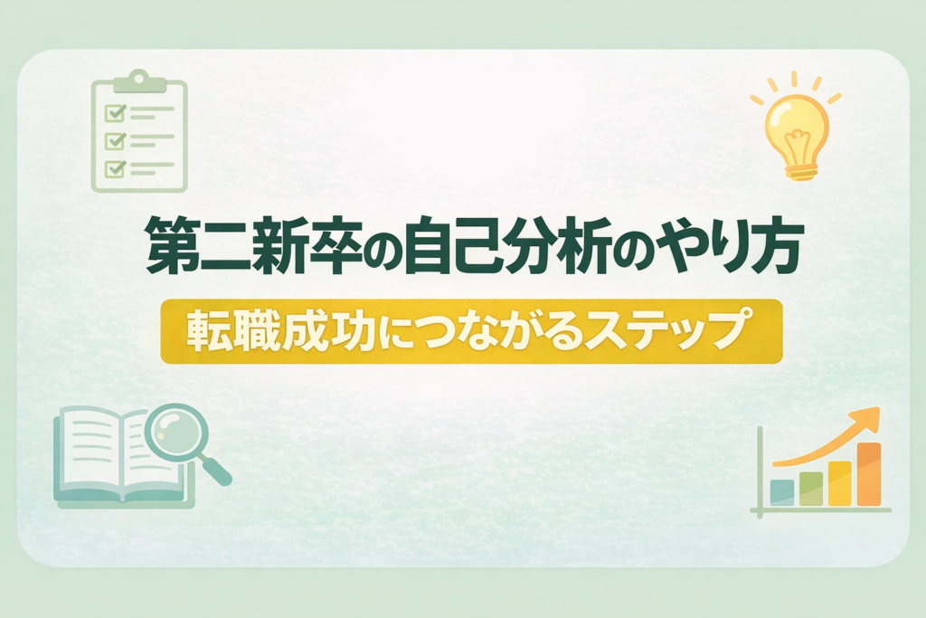 第二新卒　自己分析のやり方